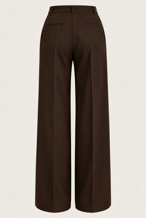 Camille Tailored Trousers Brown