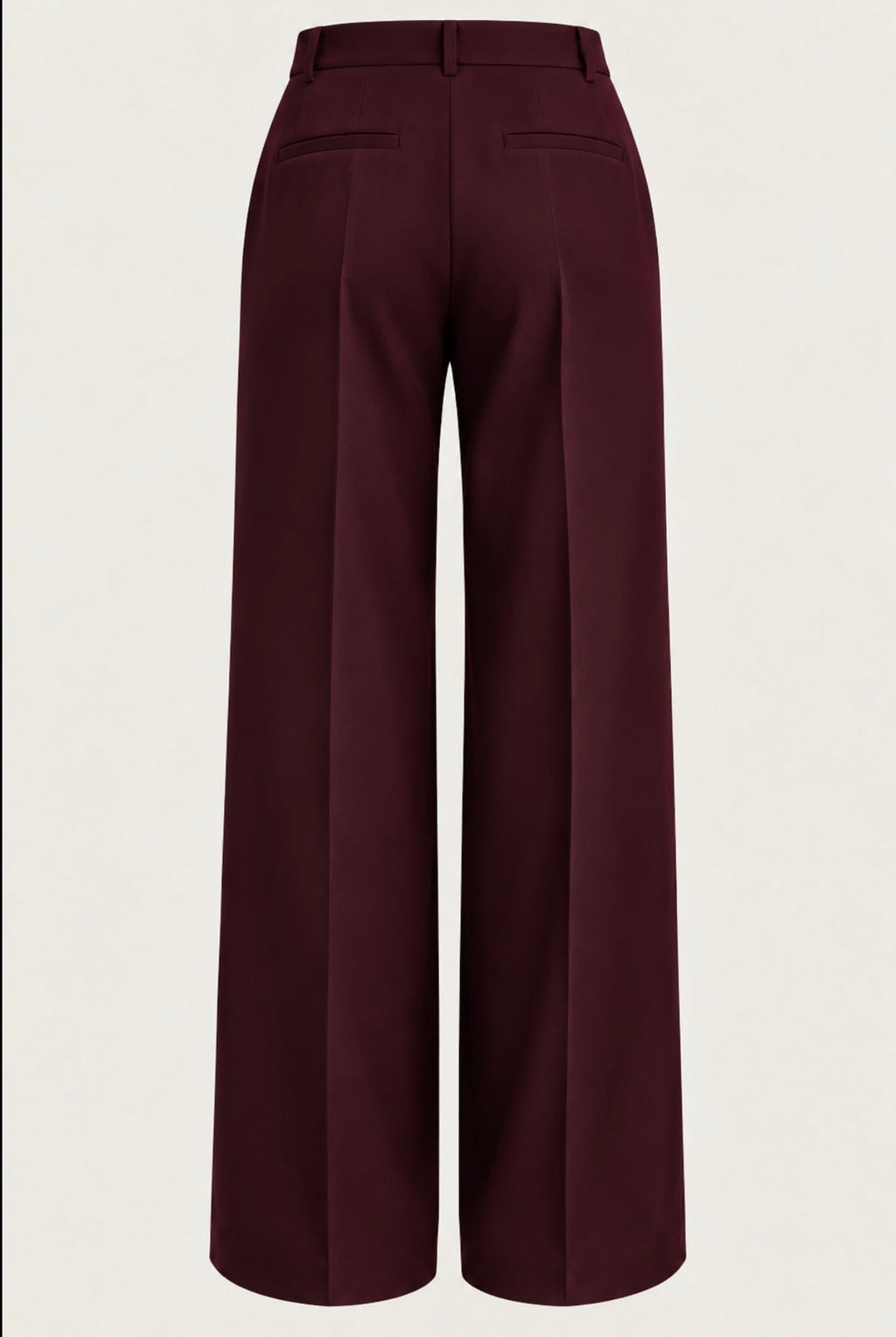 Camille Tailored Trousers Burgundy