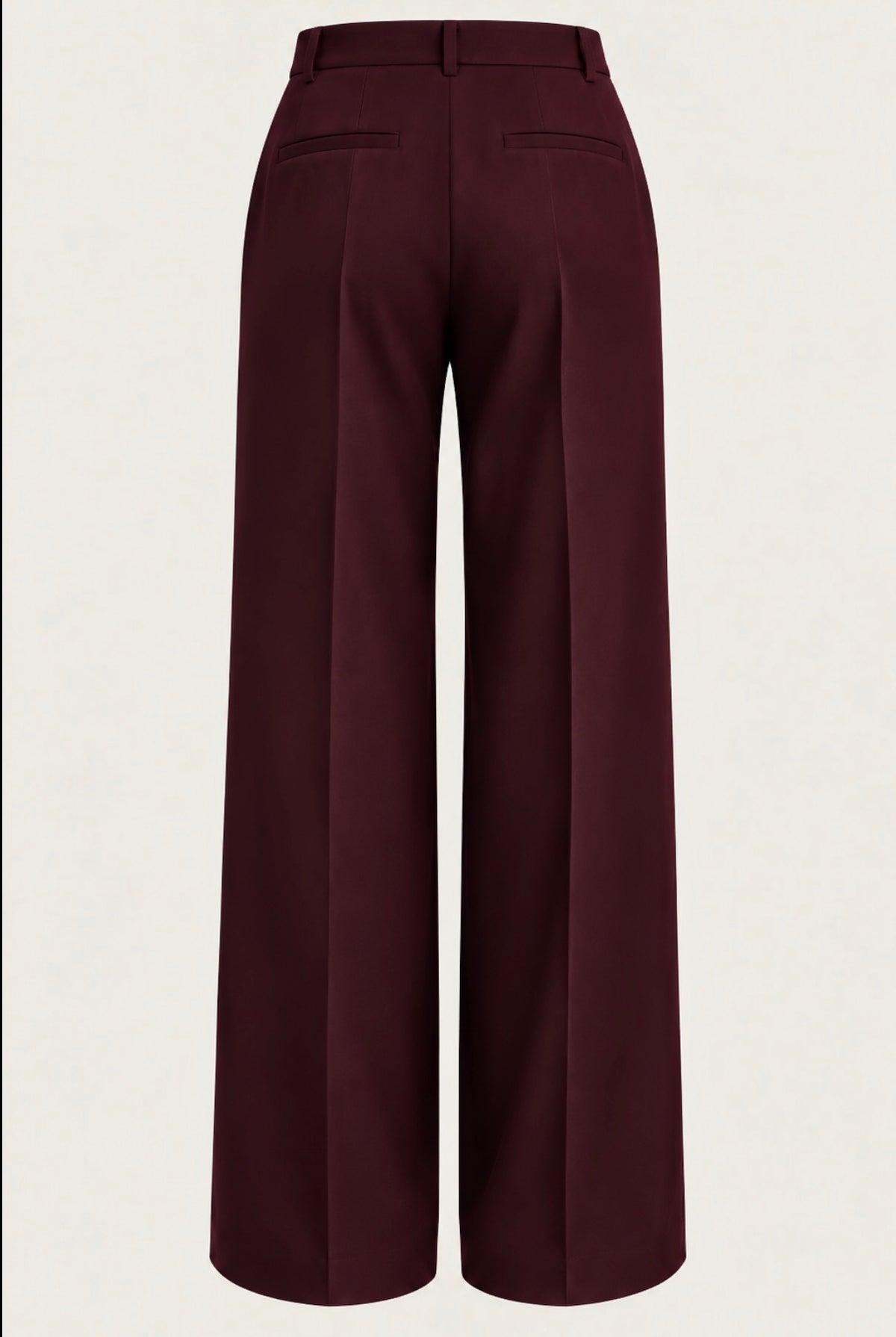 Camille Tailored Trousers Burgundy